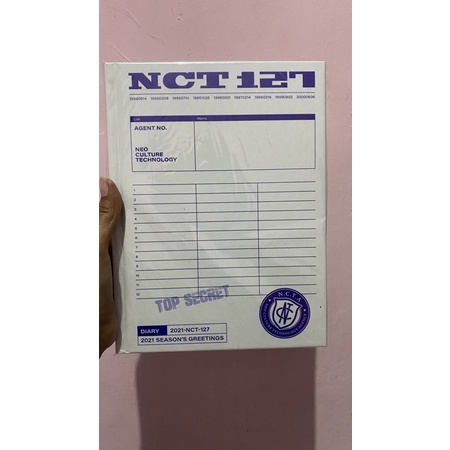 hard cover diary nct 127 season’s greetings