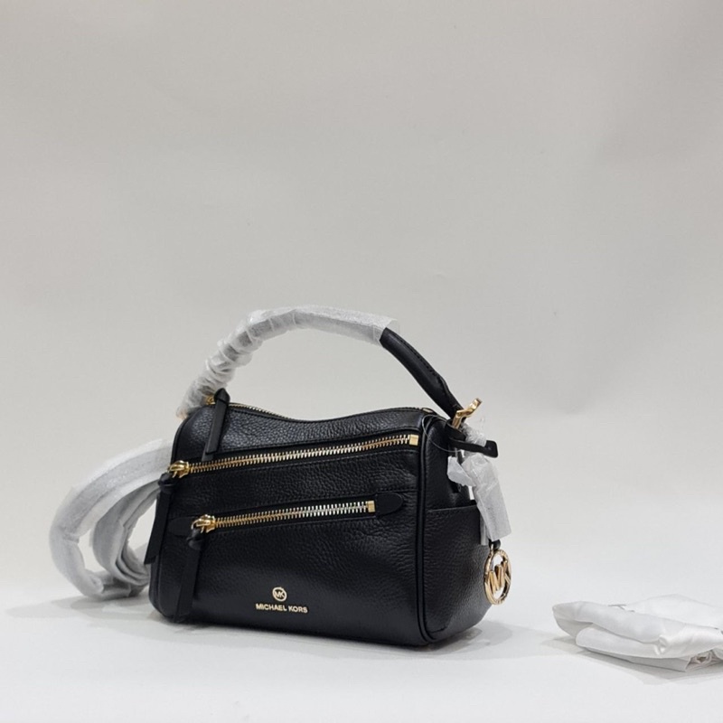READY MK LORIMER SM ZIP SATCHEL BLACK 21x16x9