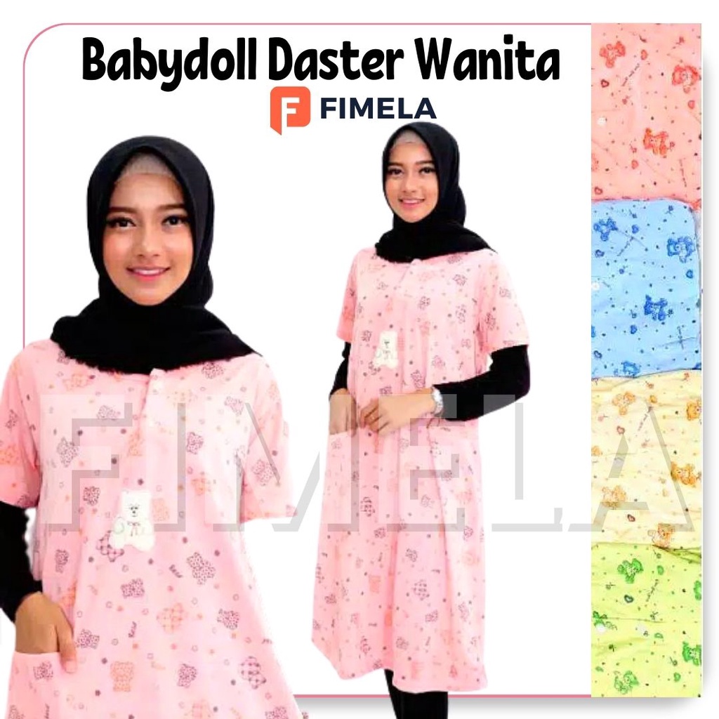 DASTER KAOS / BABYDOLL / DASTER LENGAN PENDEK -FIMELA.ID-