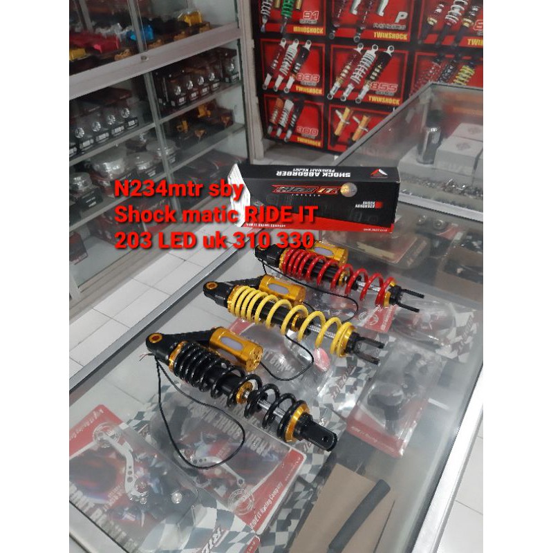 Shock tabung matic RIDE IT 203 LED vario mio beat scoopy lexi