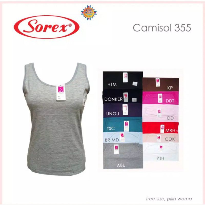 TANK TOP/CAMISOL WANITA SOREX 355