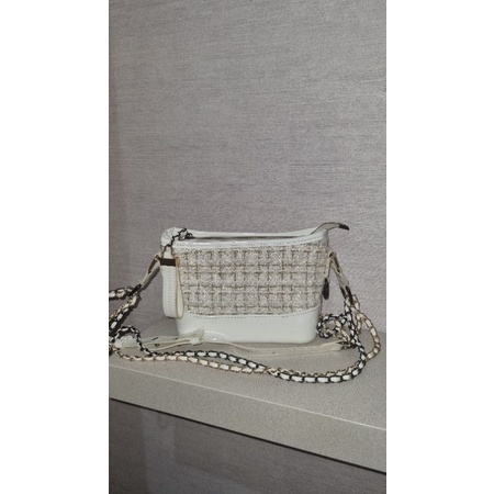 Modelano Gabby Bag white tweed