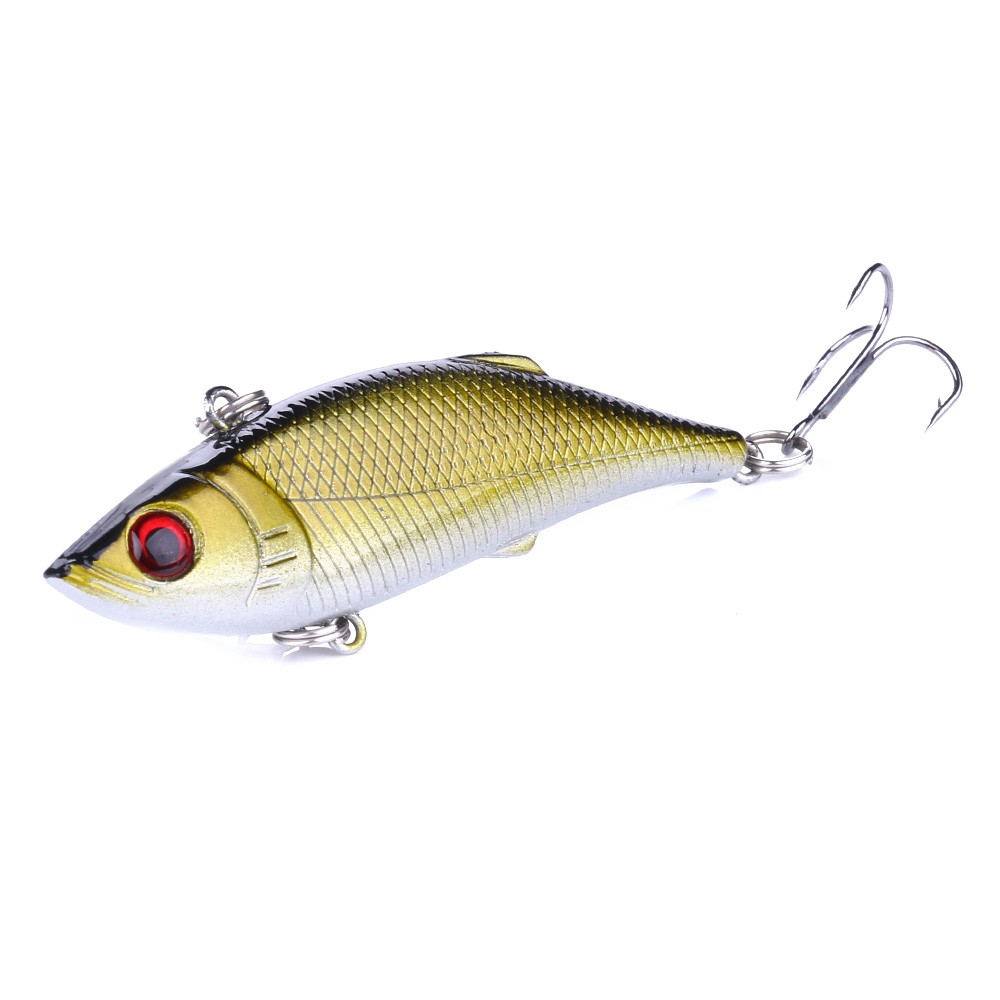 HENGJIA 1pcs 8cm/11.8g VIB Umpan Pancing Swimbait Ikan Fishing Lure Bait Bass Crankbait Kail Tackle