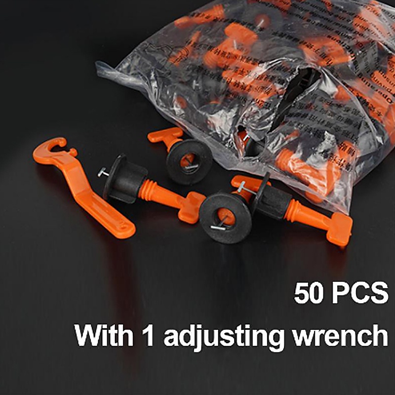 50 PCS Reuseable Tile Leveling ukuran 1mm - alat perata keramik 1mm