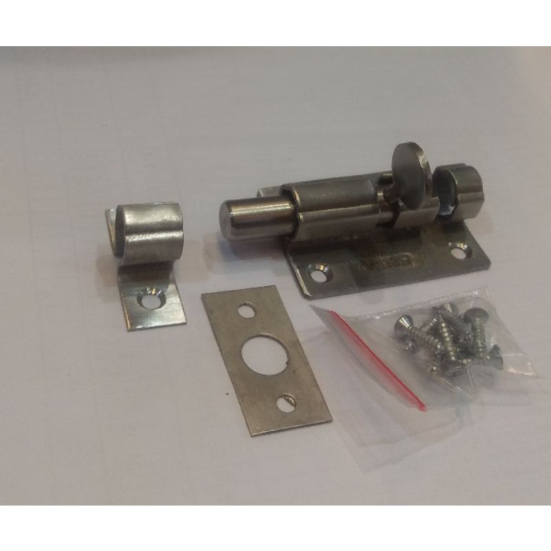 grendel regular 2inchi/selotan jendela Dan pintu stainless