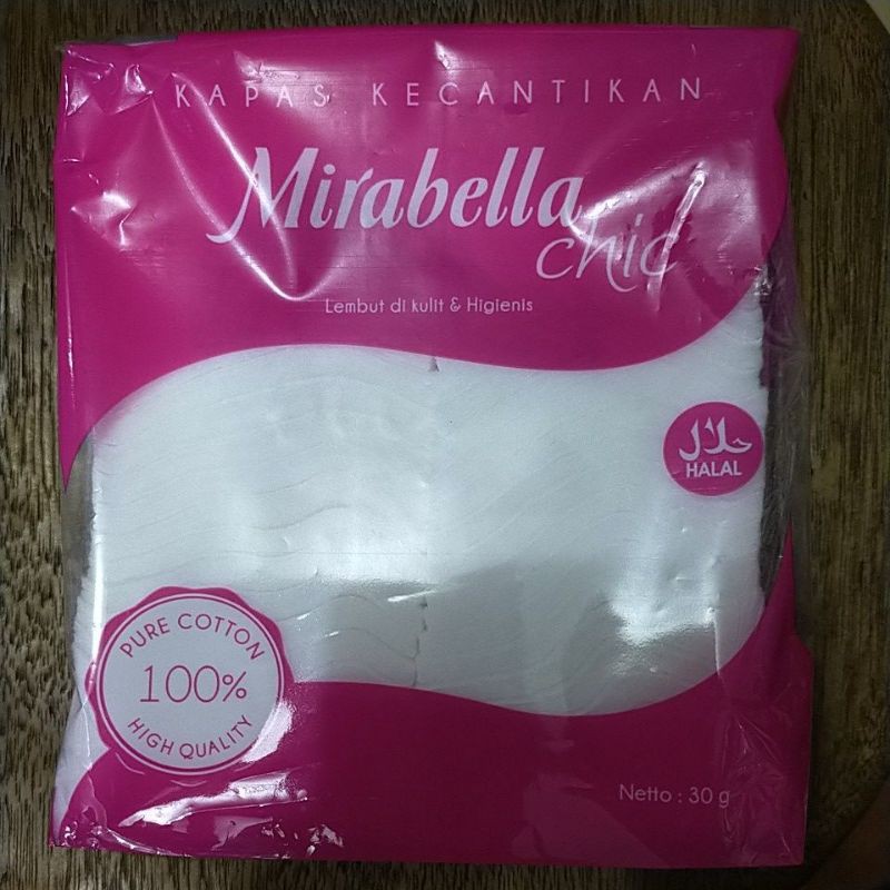 mirabella chic kapas kecantikan 30gr