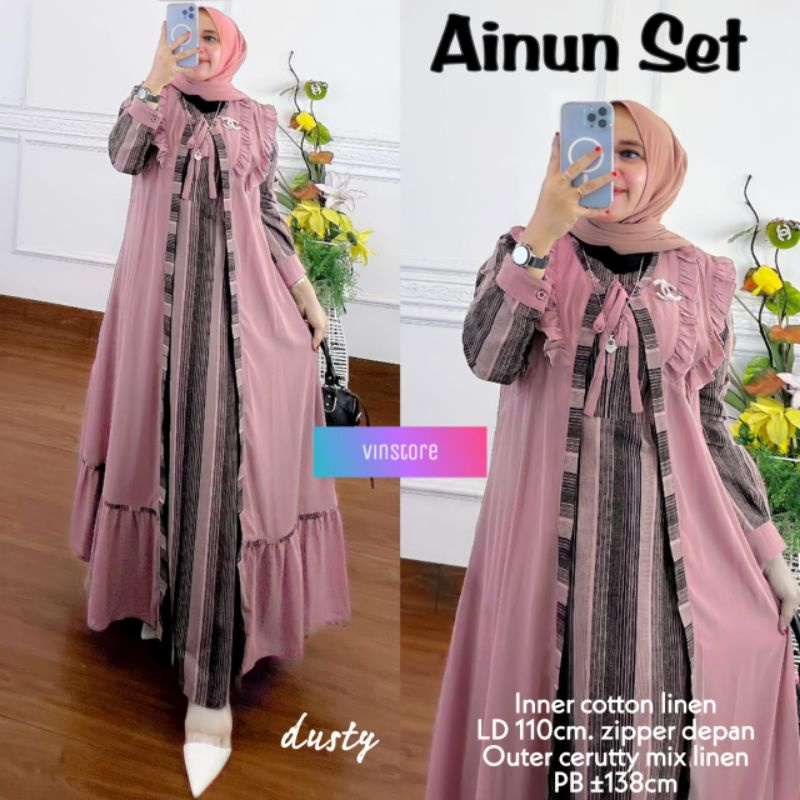 Gamis Ainun Set Ori Vinstore