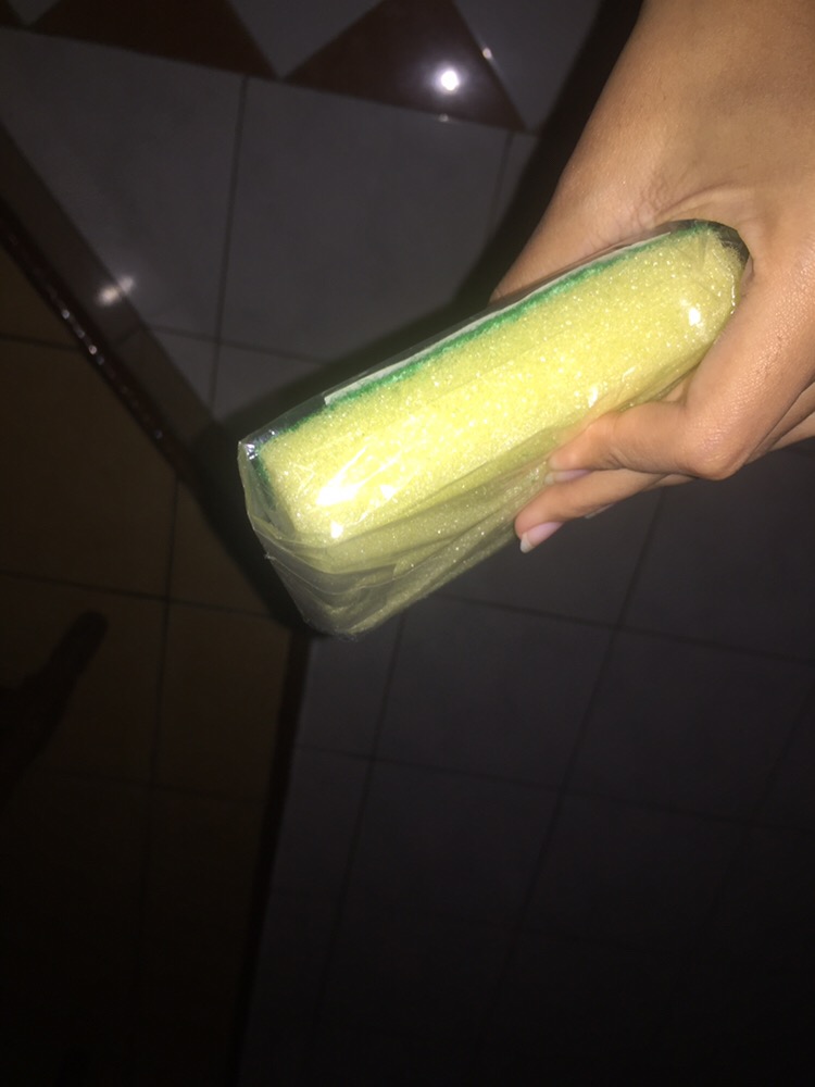 40 Gr Spon Sponge Cuci Piring Warna Warni Model Bantal