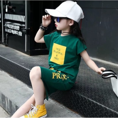 Baju Setelan Anak Remaja Perempuan Setrok Terbaru 2022 Model kekinian Trendy Set Modis Anak Atasan K