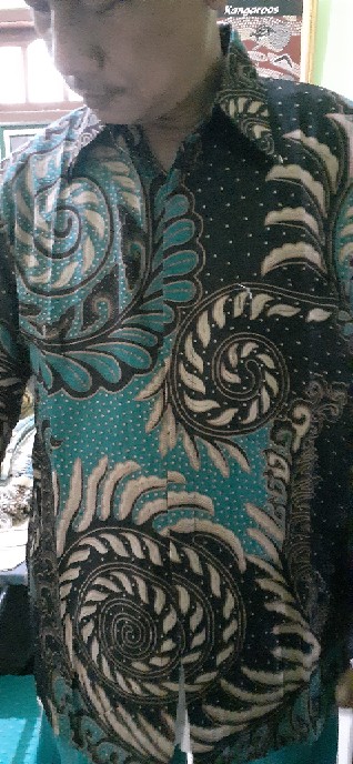 Size M L Xl Xxl Bswart Batik Hrb026 Kenongo Hem Pendek Padi Pekalongan M L Xl Batik Pria Murahl