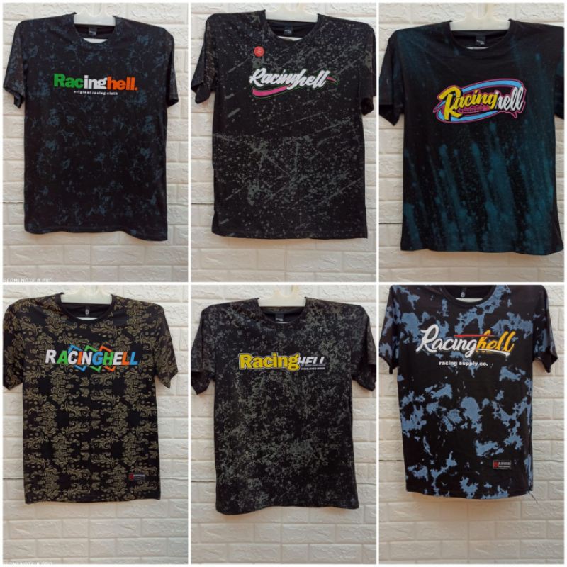 (COD) KAOS TSHIRT RACING HELL /DRAG BIKE BALAP DISTRO katun combed BEST SELLER