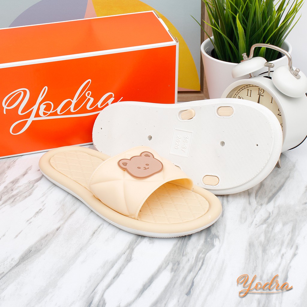 Yodra Arella Flip Flop Jelly Shoes Import YDR119 Real Pict TANPA KOTAK SEPATU