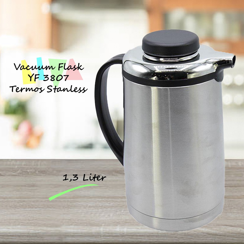 Alldaysmart Termos Glass Stanless Steel Vacuum Flask YF3807 1300ml