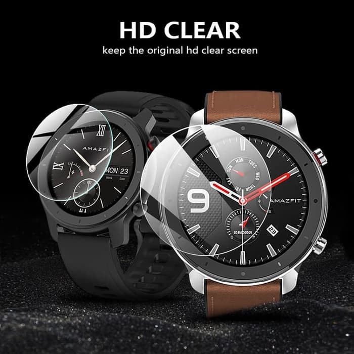 Tempered glass Amazfit GTR 47mm GTR 42MM anti gores screen guard kaca