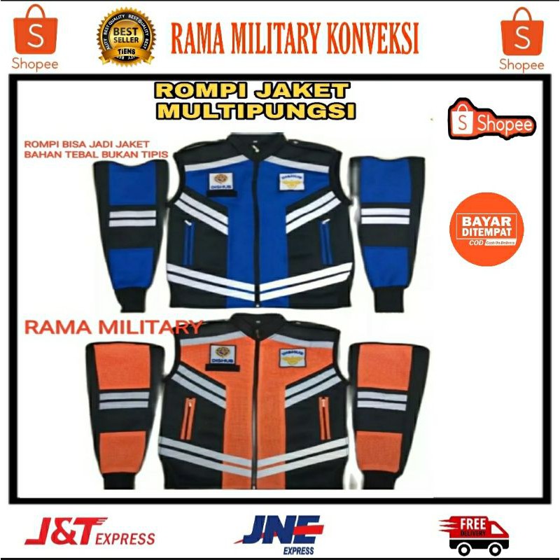 MURAH - ROMKET DINAS PERHUBUNGAN JAKET DISHUB ROMPI DISHUB