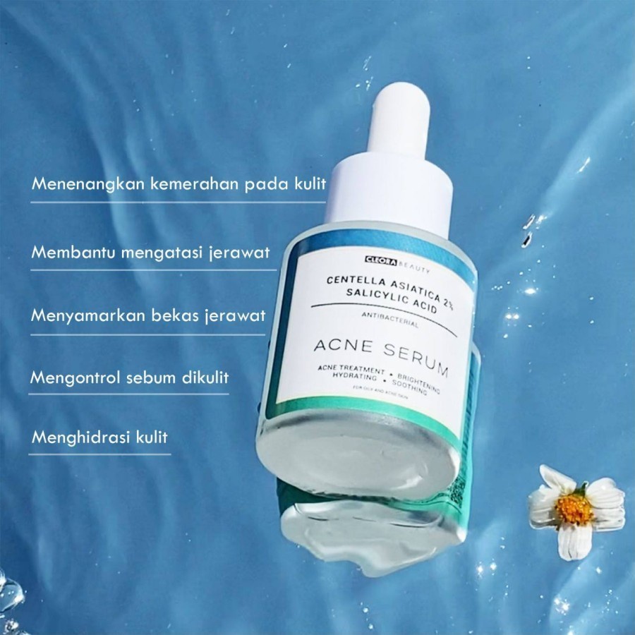 CLEORA BEAUTY ACNE SERUM 20ML ORIGINAL BPOM - SERUM ACNE CLEORA