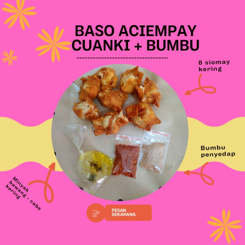 

A'CIEMPAY - CUANKI SIOMAY INSTAN+ BUMBU