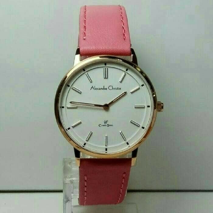 ALEXANDRE CHRISTIE AC 8492 ROSEGOLD PINK. GARANSI RESMI 1TAHUN