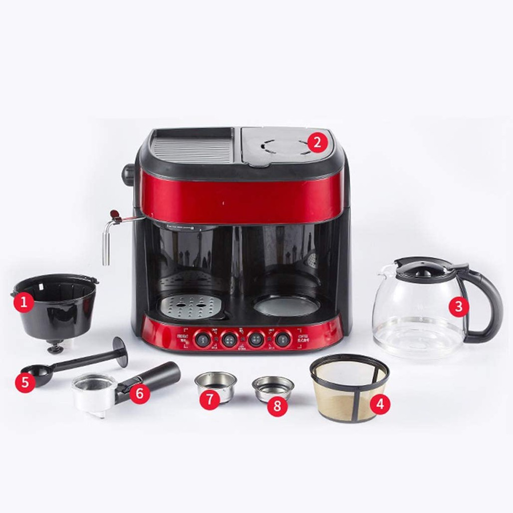 Morphy Richards MR4625 Semi-Automatic Two-in-One Coffee Maker 2in1 Mesin Kopi Espresso