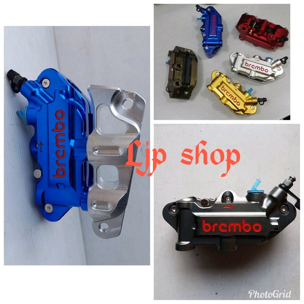 KALIPER BREMBO MONO BLOK SET BREKET KALIPER BREMBO MONO BLOK UNTUK VARIO-BEAT-SCOPY Obral