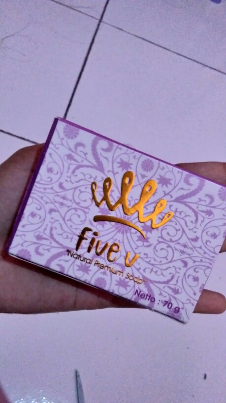 Sabun Five V / Sabun Pemutih Wajah