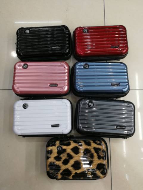 Tas sepeda forever young / tas koper mini FY sepeda  /mini koper bag import motif salur garis lurus