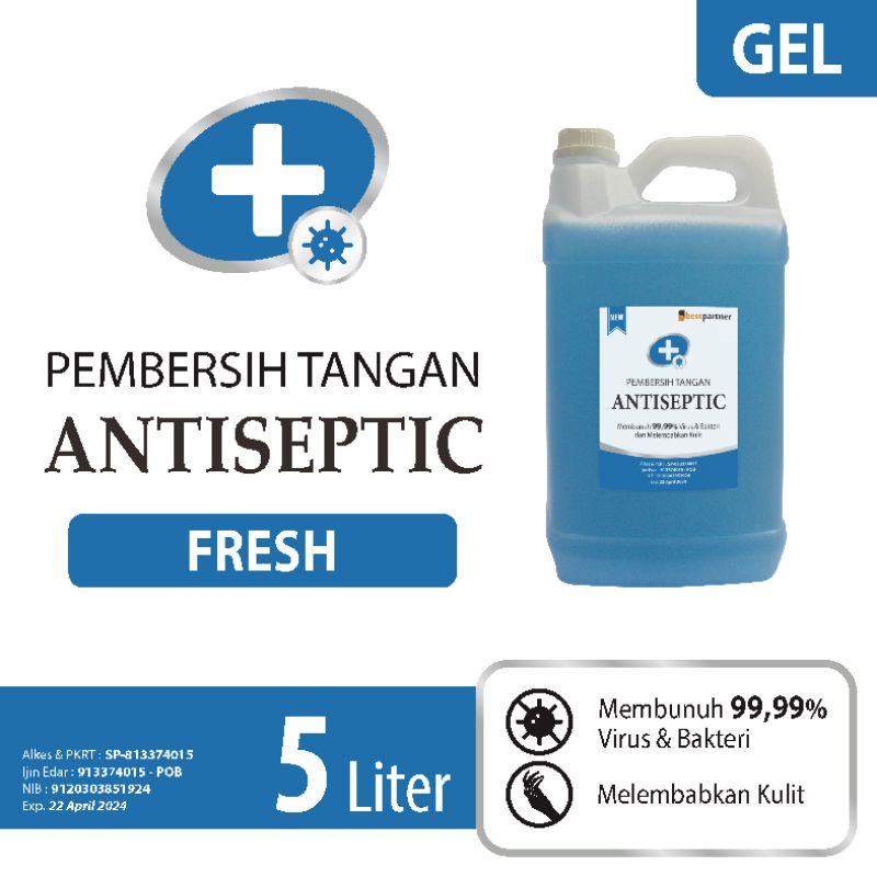 Hand Sanitizer Gel  5 Liter (Kemasan Jerigen 5 Liter)