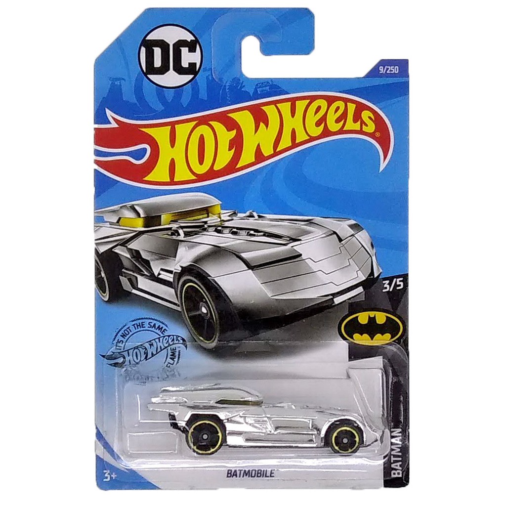 Hot Wheels Batman Batmobile Silver Metallic 9/250 Mainan Hotwheels