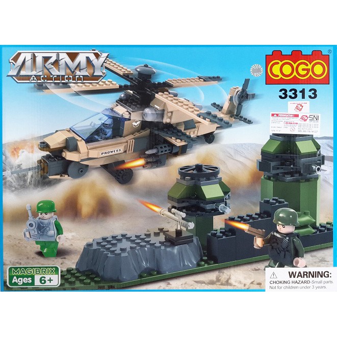 Mainan Block Lego COGO Army Action 3313