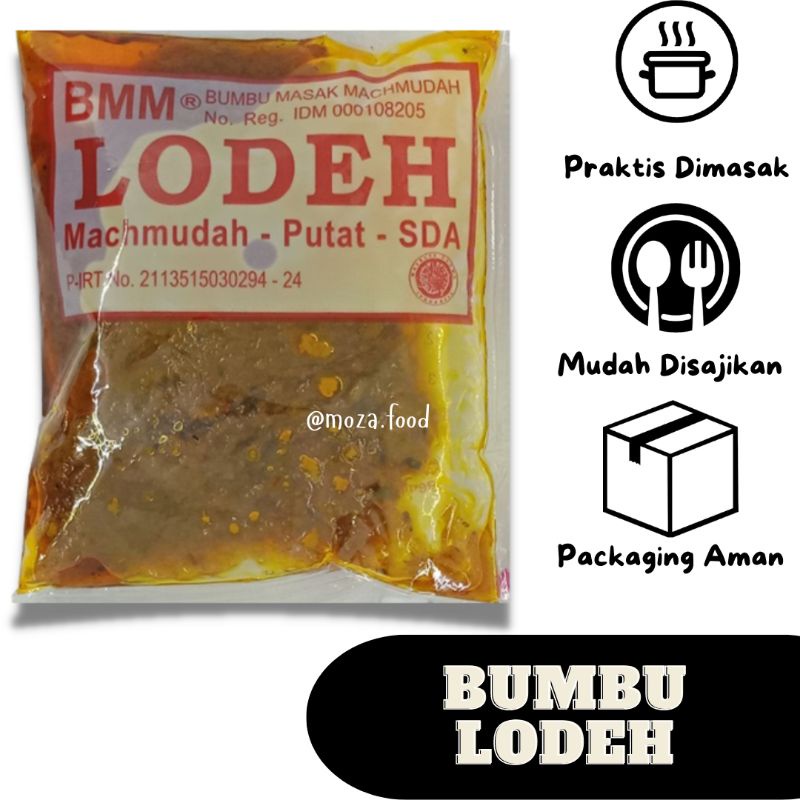 

Bumbu Masak "BMM Lodeh " Machmudah Praktis / Bumbu Praktis / Bumbu Instan