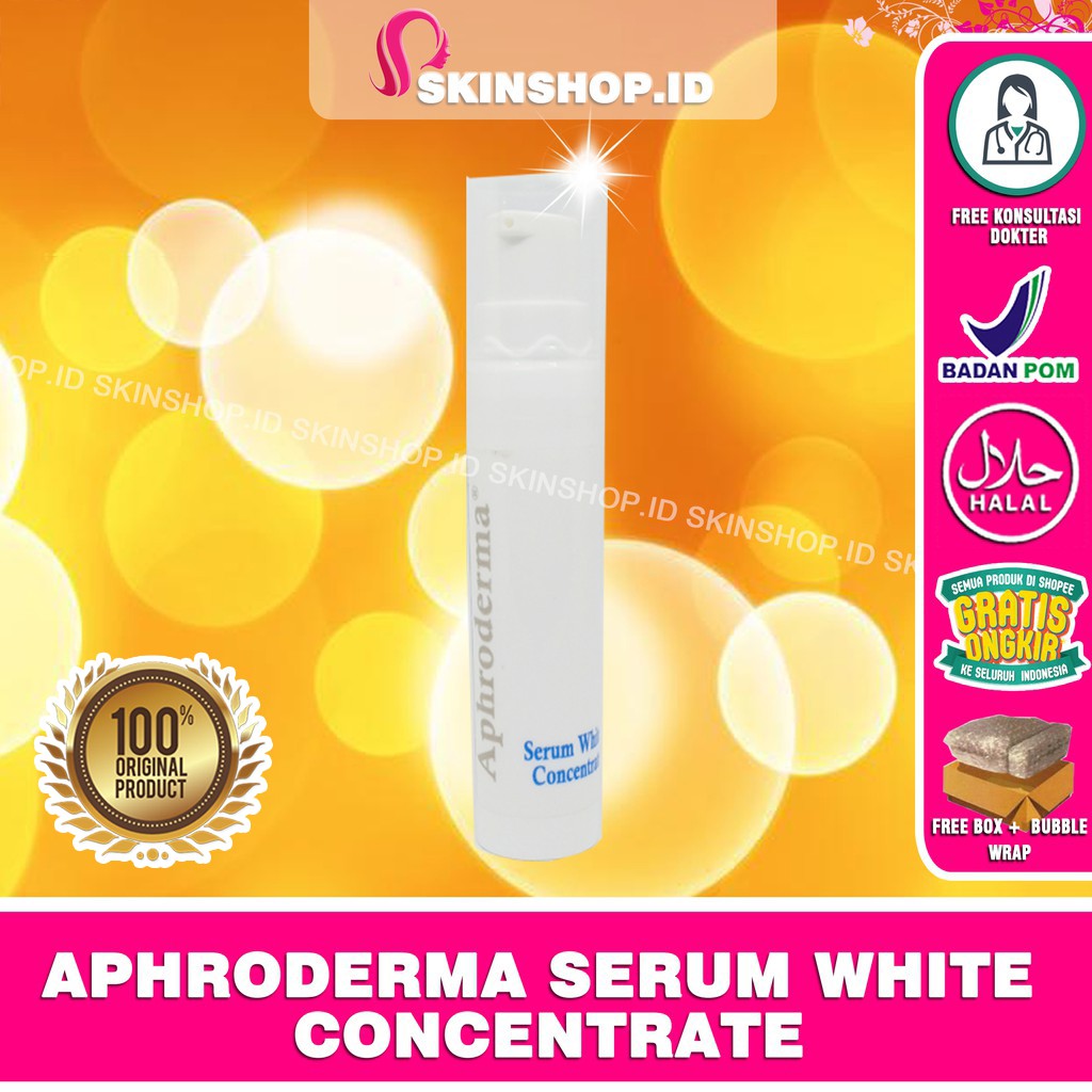 Aphroderma Serum White Concentrate 10ml Original / Serum Pemutih BPOM Aman