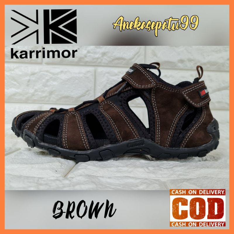 SANDAL GUNUNG SEPEDA MTB KARRIMOR PRIA DAN WANITA / SEPATU SANDAL OUTDOOR TRACKING HIKING / SANDAL KARRIMOR GUNUNG ANTI SLIP SOL KARET