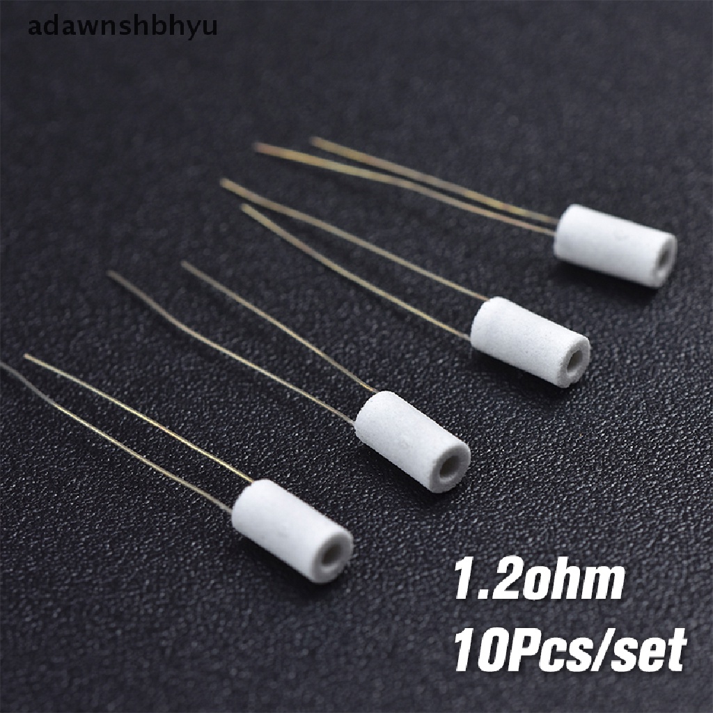 Adawnshbhyu 10Pcs /set Diy Rebuild Ceramic Coils 1.2ohm Heater Coils Diy Alat Kawat Pemanas