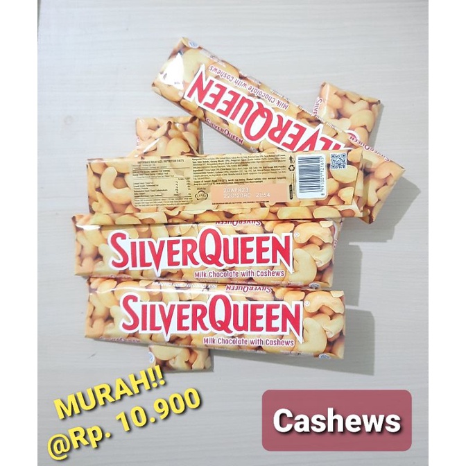 

SILVERQUEEN 62 GR MURAH ISI 10 PCS BKN 62 GR