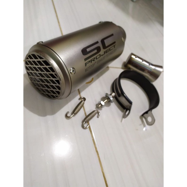 SILENCER KNALPOT SC PROJECT CRT ORIGINAL IMPORT TAIWAN NINJA 250FI CBR 250 NINJA ZX25R NINJA NMAX PC