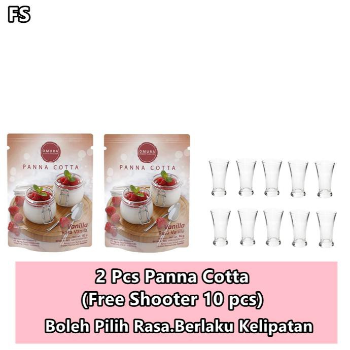 

Toko-Bahan-Kue- Big Deals 2Pc Omura Dessert Shooter Panna Cotta+10Pc Shooter Cup(Fs) -Terlengkap-