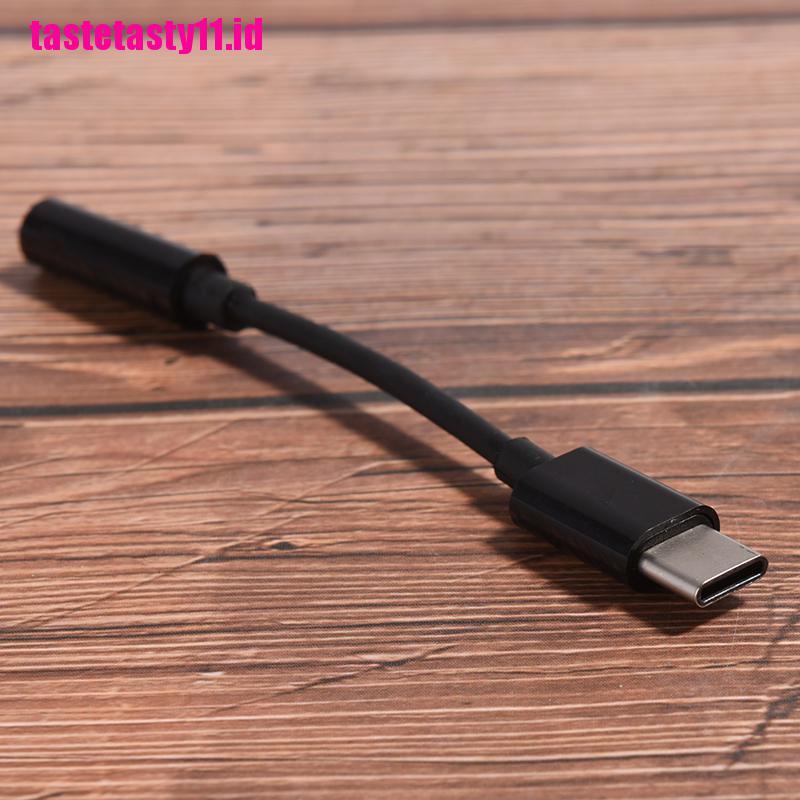 Kabel Adapter Earphone USB 3.1 Tipe C male to 3.5 Tipe C Ke 3.5mm