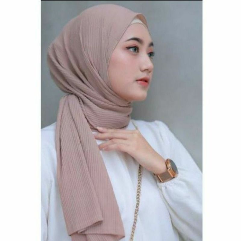 pashmina pliskit hijab plisket full pliskit