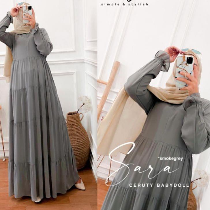 Terlaris Today] Sara Dress by Ori Nabtik "Gamis Muslimah"