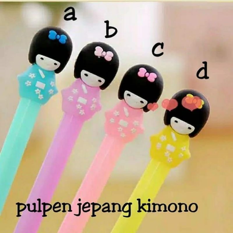 

{LB} PENA PULPEN JEPANG KIMONO , PULPEN KARAKTER , PULPEN GEL , PULPEN CANTIK , PULPEN UNIK , PULPEN LUCU , PEN