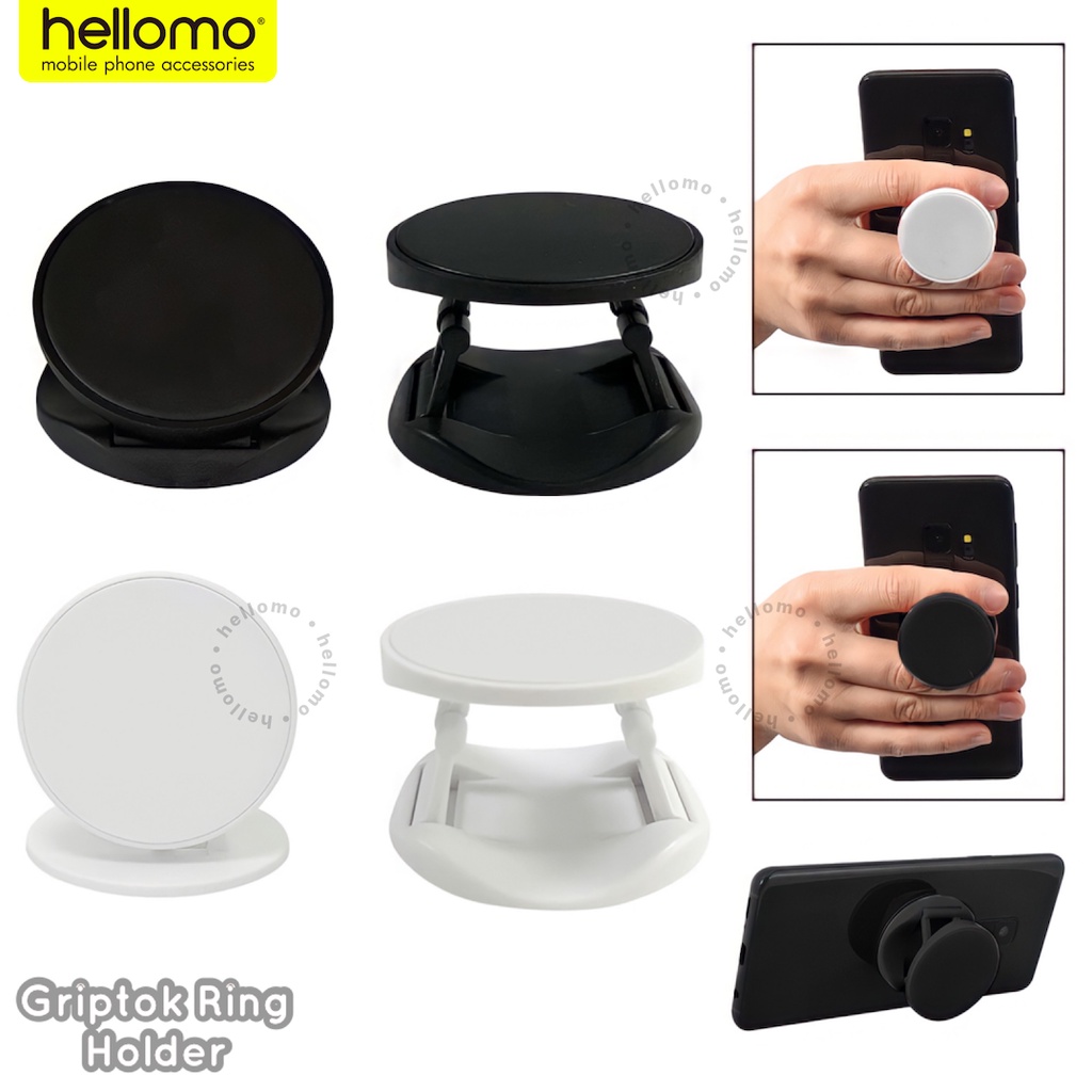 Griptok Ring Holder Socket Phone Holder Polos Grip Tok Stand Hp Universal