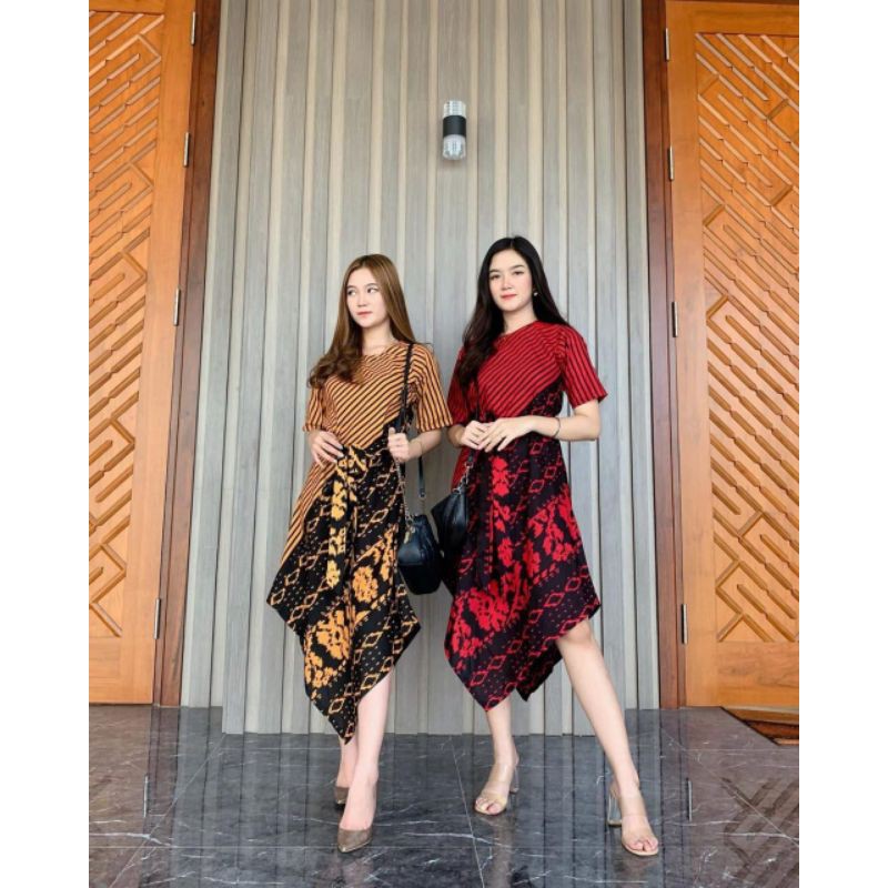 DRESS BATIK SONGKET