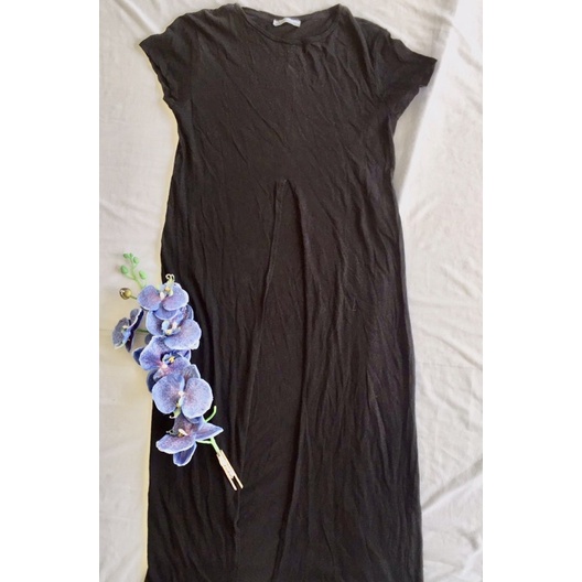 [D39] zara long dress preloved