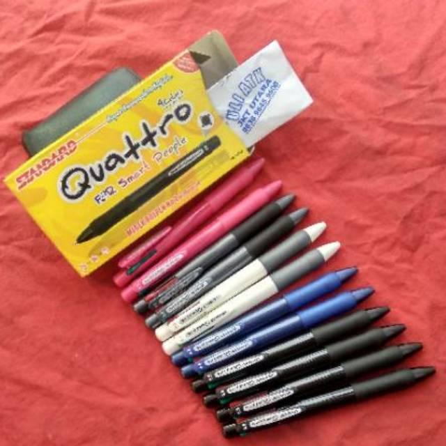 

Pena .4 warna merek Quattro.semi gel