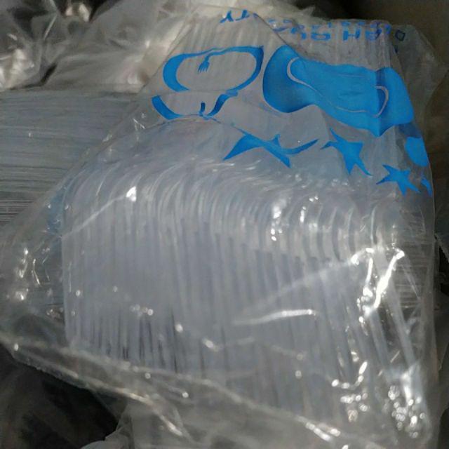 Sendok Makna Plastik Bening / Sendok Makan Bening Panjang Catering Isi 25pcs Garpu Plastik Bening