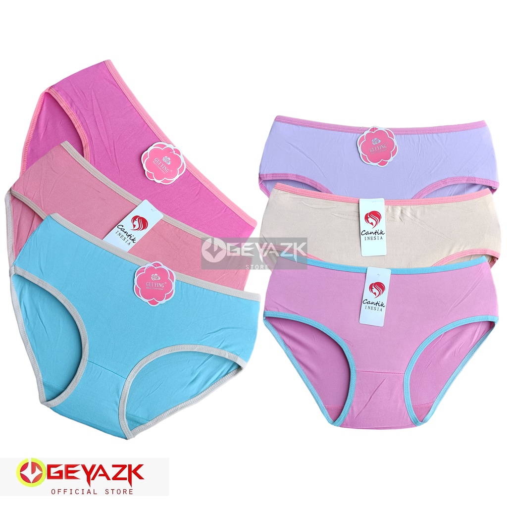 3 Pcs Celana Dalam Abg Remaja Anak Gadis Cd Polos