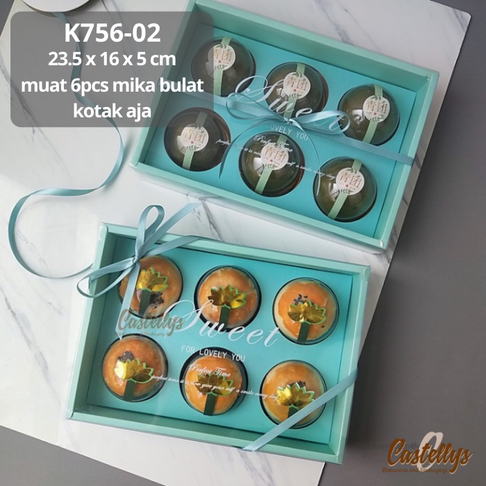 

5pcs Kotak Dus Box Kue K756-02 Tosca Mooncake Pia Nastar Kue Kering Kue Bulan