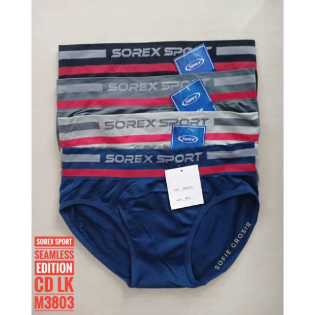 SOREX Man Cd Pria Sport 3803 Seamless Edition Original