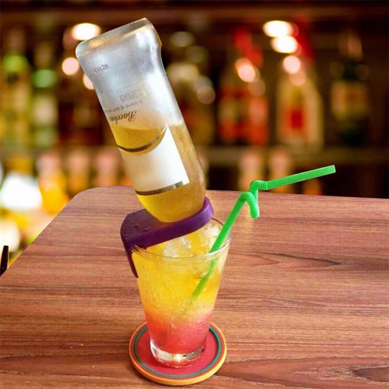 EL 10pcs Beer Bottle Holder Clip Bar Cocktail Glass Cup Goblet Clip Bartender 