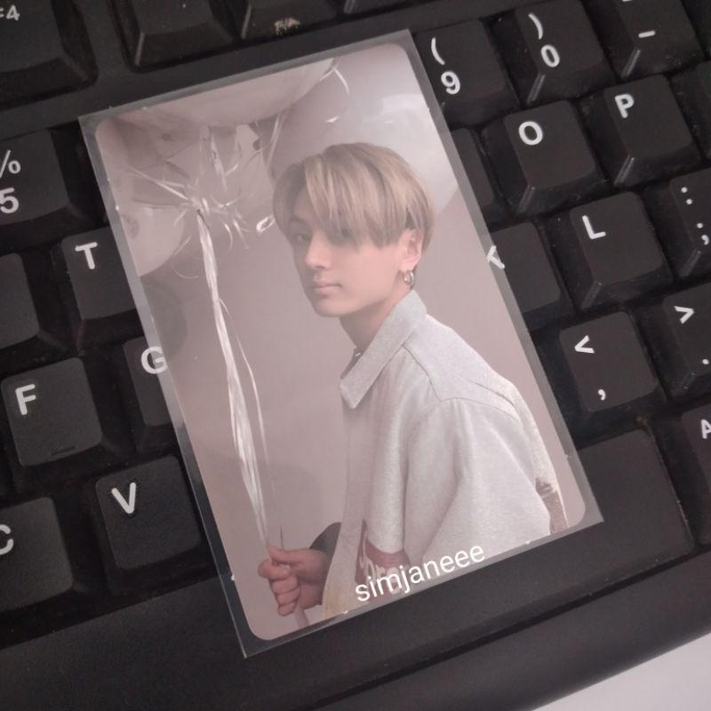 booked photocard | pc Jay balon | down konsep
